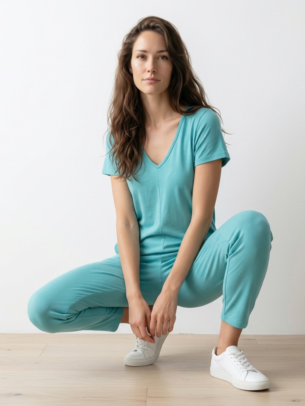 Smash + Tess | The Sunday Romper | Turquoise Jumpsuit Size Medium | Rayon